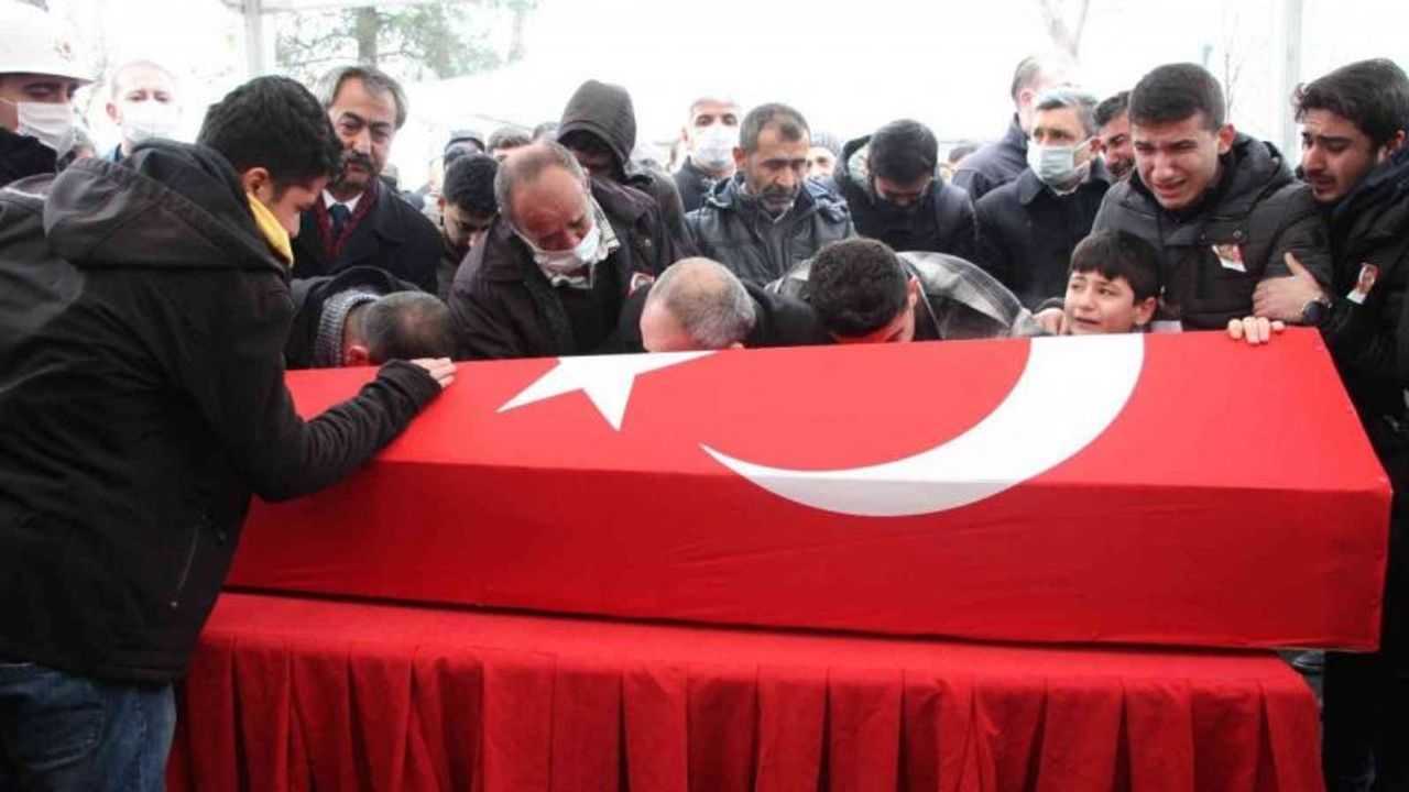 Şehit bekçi Abdurrezak Kanat  için tören düzenlendi
