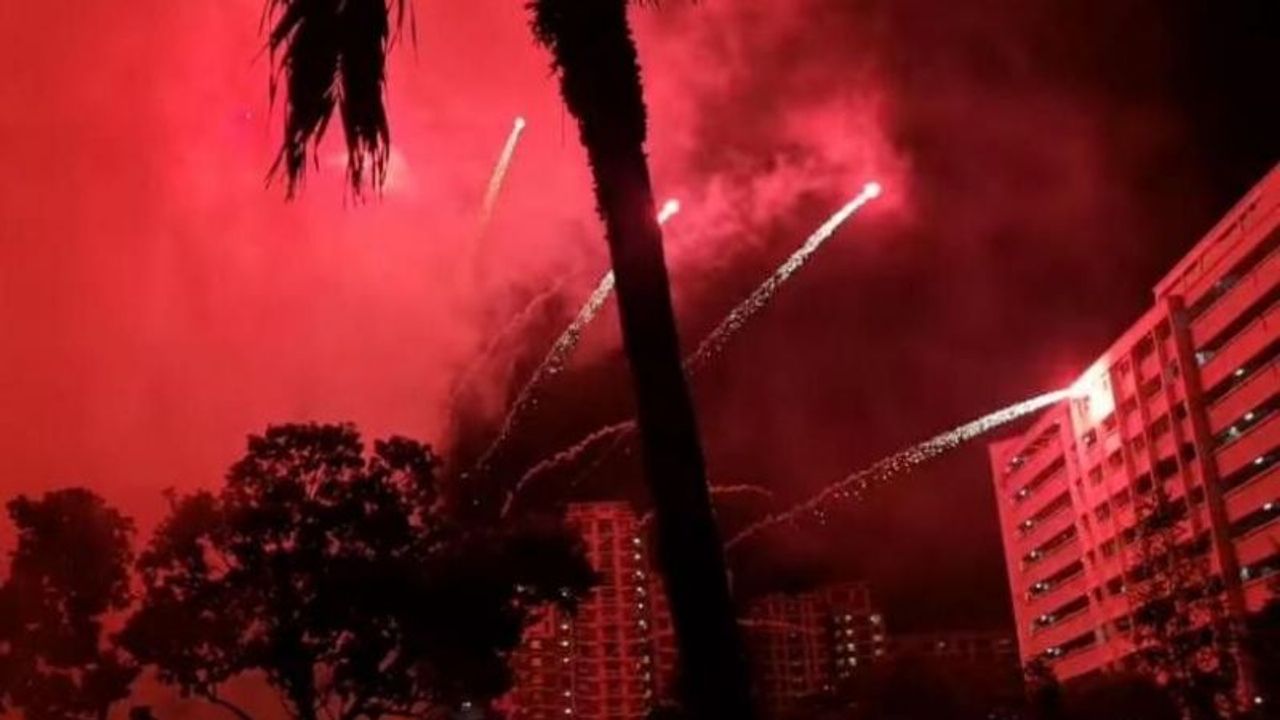 HDB block hit by stray projectile during Kembangan-Chai Chee New Year countdown fireworks display
