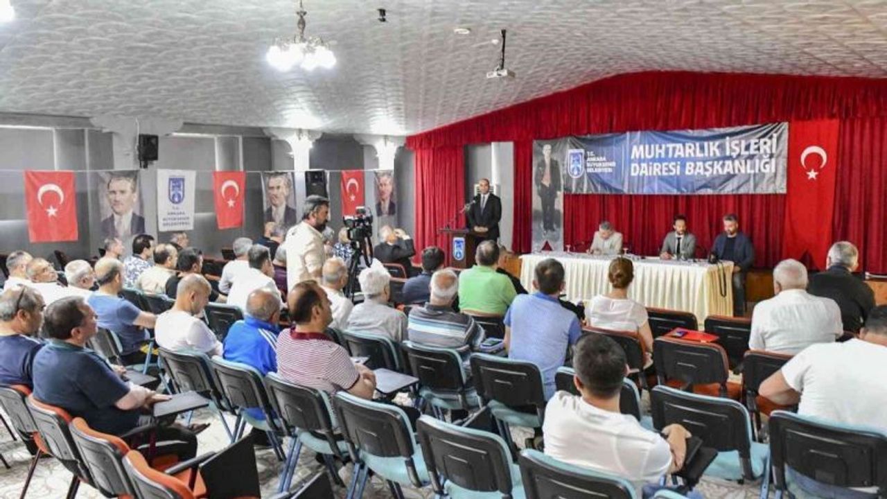 Ankaralı muhtarlar ABB ile çözüm masasında buluşuyor