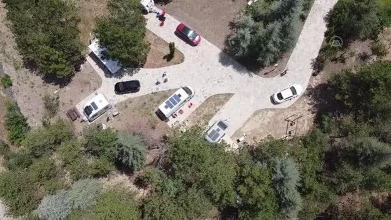 Kurtboğazı Barajı "karavanla kamp" yapmak isteyenlerin yeni rotası oldu