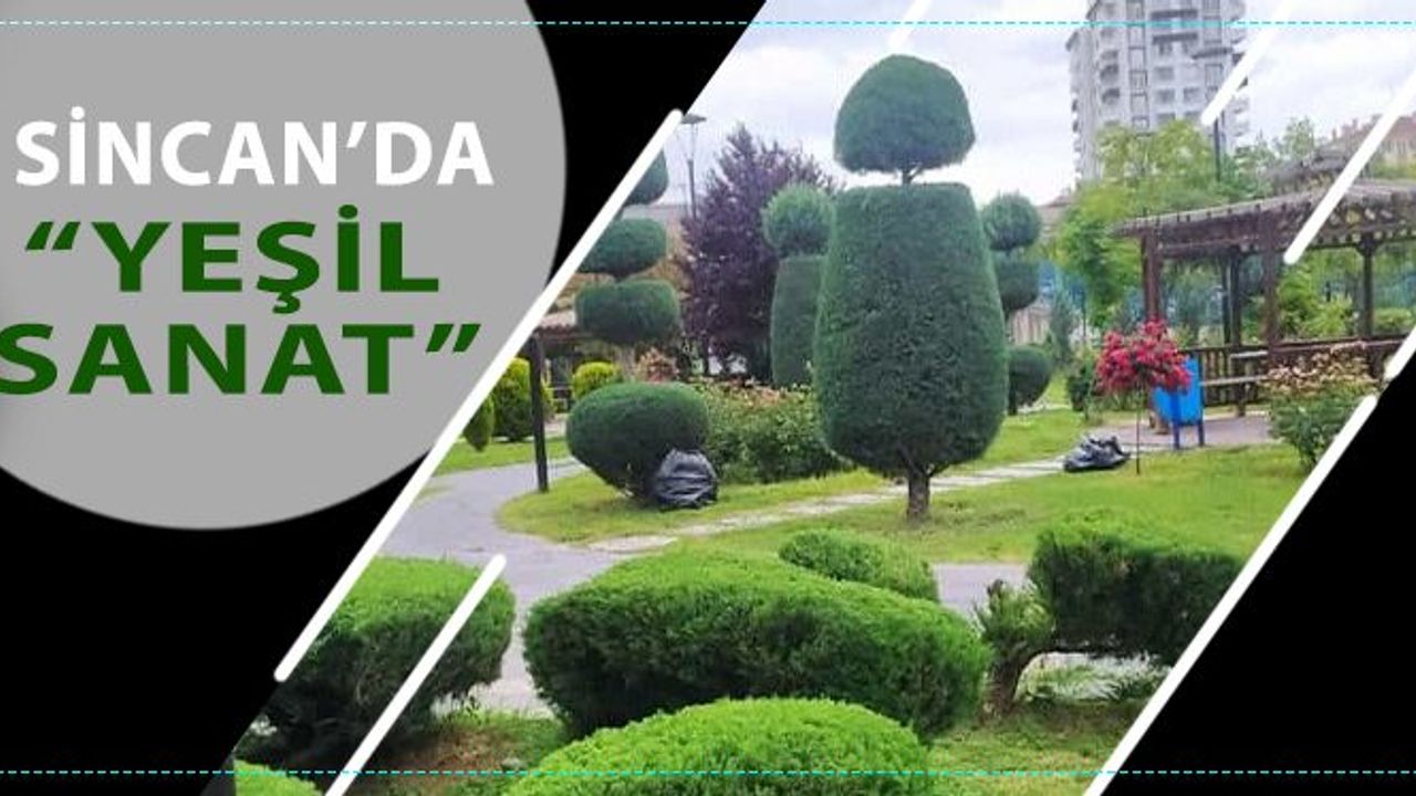 Sincan’da “Yeşil Sanat”