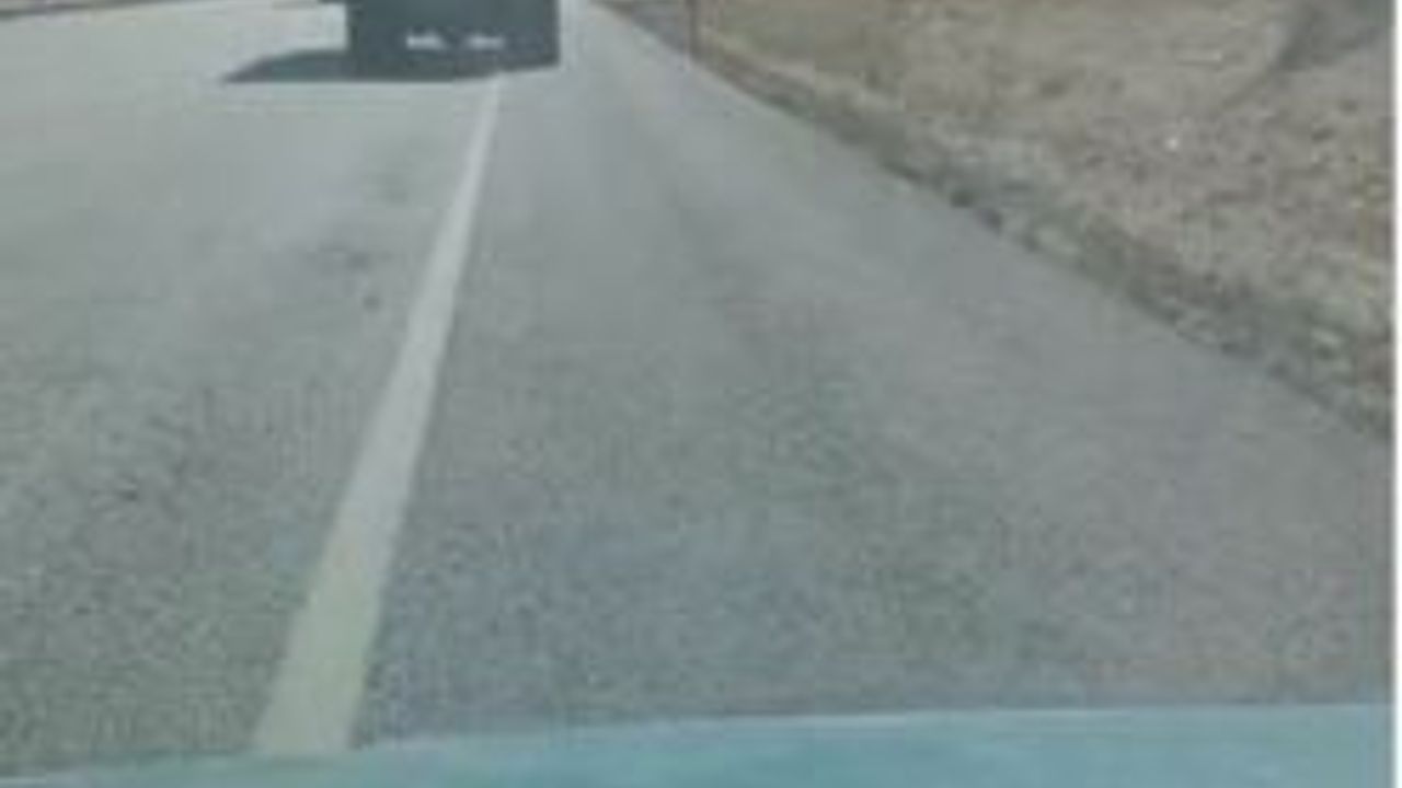Ankara’da kamyonetten fırlayan lastik az daha felakete sebep oluyordu