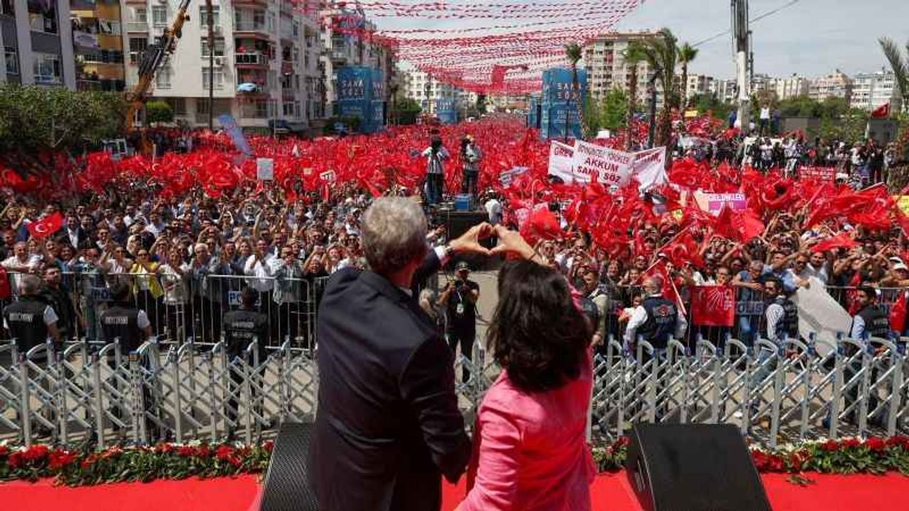 Mansur Yavaş ve Kemal Kılıçdaroğlu Mersin'de 