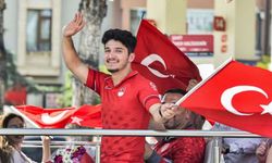 Avrupa Şampiyonu milli halterci Muhammed Furkan Özbek’e coşkulu karşılama