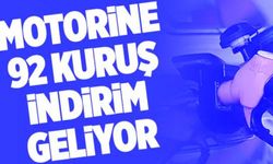 Motorine 92 kuruş indirim