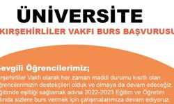 Kırşehirliler Vakfı Burs Müracaatları Başlıyor