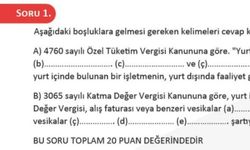 SMMM SINAVINDA AKILLARA DURGUNLUK GETİREN SORU