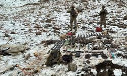 PKK terör örgütünün toprağa gömülü mühimmatları imha edildi