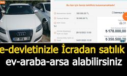 e-devletinizle İcradan satılık ev-araba-arsa alabilirsiniz