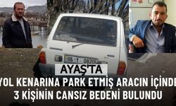 Ayaş'ta park etmiş aracın içinde 3 kişinin cansız bedeni bulundu