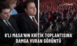 Altılı masanın küçük ortağı Gültekin Uysal kritik toplantıda uyuyakaldı