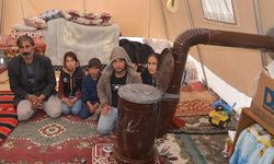 Ankara'da çadırda kalan depremzede aileye hayırseverden destek