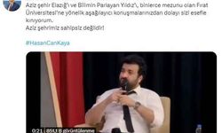 Hasan Can Kaya'nın sözleri AK Partili ismi kızdırdı: AK Parti Elazığ İl Başkanı tepki gösterdi