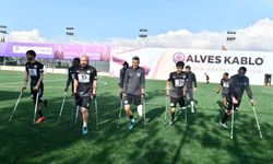 Ankara Büyükşehirden spora yeni destek: Ampute futbol parkı açıldı
