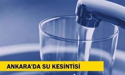 Ankara'da su kesintisi; Altındağ'a bir gün boyunca su verilmeyecek!