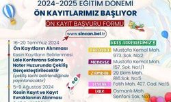 Sincan'da Kreş Kayıtları Başladı