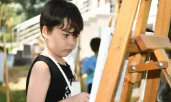 Mamak Bebek Kütüphanesi'nde Minikler Tuvallere Hayallerini Yansıttı 