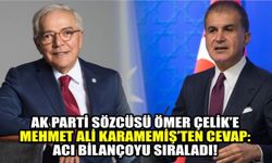 Mehmet Ali Karamemiş'ten Ömer Çelik'e cevap: Acı bilançoyu sıraladı