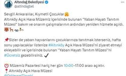 Altındağ'da Yaban Hayatı Tanıtım Müzesi Ziyarete Açıldı