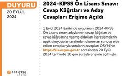 ÖSYM Duyurdu: KPSS Ön Lisans Sonuçları Açıklandı!