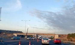 Ankara Çevre Yolunda Trafik Kilitlendi!