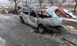 Ankara’da kömürlük yangını garaja sıçradı: Araç kullanılamaz hale geldi.