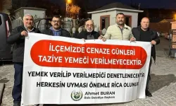 Ankara'da taziye yemekleri kaldırıldı