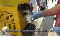 Başkentte sıcaklara karşı serin dokunuş: Limonata sürprizi!