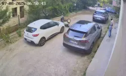 Ankara'da kar maskeli hırsız: Park halindeki motosikleti çaldı