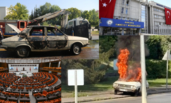 TBMM önündeki beyaz toros yangınıyla ilgili şüpheli gözaltında