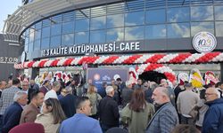 Dünya'da bir ilk olan 10.3 Kalite Kütüphanesi Kafe Ankara'da açıldı.