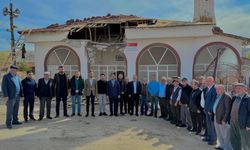 Ayaş Çanıllı Köyü Camii fırtınada yıkıldı: Tadilatına Sincan Belediyesi'nden destek