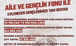Bakanlık Aile Ve Gençlik Fonu Verilerini Açıkladı: 63 Bin 466 Çifte Kredi Ödemesi Yapıldı