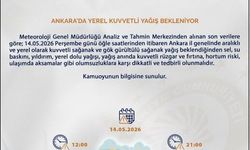Ankara İçin Kuvvetli Yağış Uyarısı: Sel, Dolu Ve Fırtınaya Dikkat