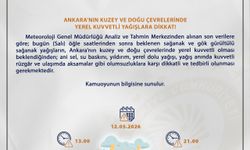 Ankara İçin Kuvvetli Yağış Uyarısı: Sel Ve Dolu Riskine Dikkat
