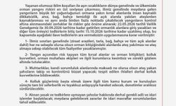 Ankara'da Orman Yangınlarına Yönelik Tedbirler  15 Ekim Tarihine Kadar Uzatıldı
