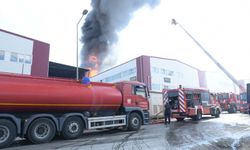 Kahramankazan'da Fabrika Yangını