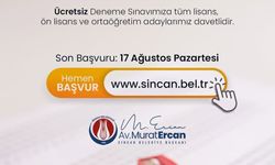 Sincan Belediyesi'nden KPSS Adaylarına Destek : KPSS Adaylarına Ücretsiz Deneme Sınavı İmkanı