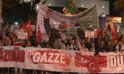 Ankaralı Vatandaşlardan  Filistin'e Destek Yürüyüşü