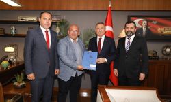 Fuat Oktay, TİGAD Heyetini Meclis'te Kabul Etti