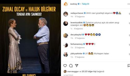 Haluk Bilginer ve Zuhal Olcay aynı oyunda