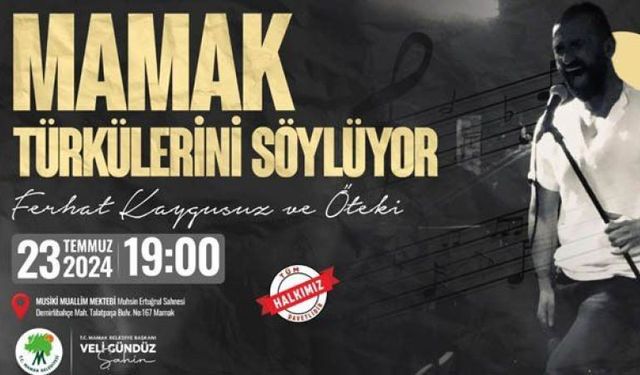 Amatör Müzisyenler Mamak'ta Konser Verecek