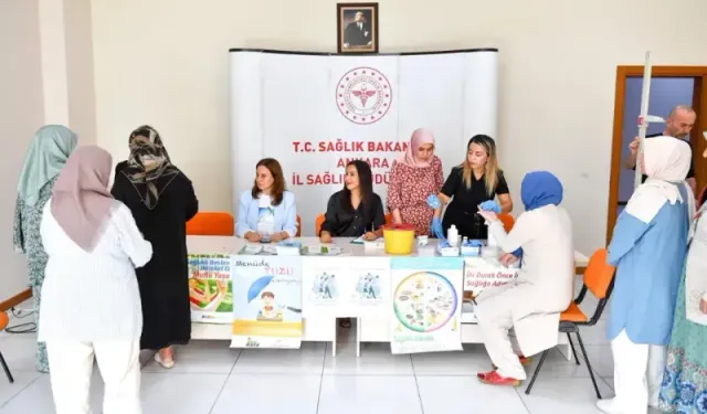 Halk Sağlığı Haftasında Altındağ'da Kadınlara Sağlık Taraması Yapıldı