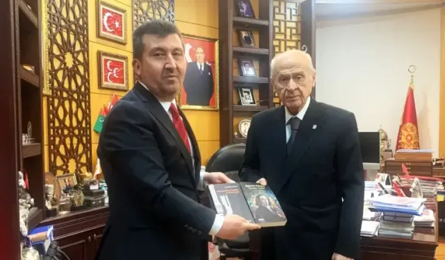 TYB Başkanı Arıcan MHP Genel Başkanı Bahçeli’yi ziyaret etti