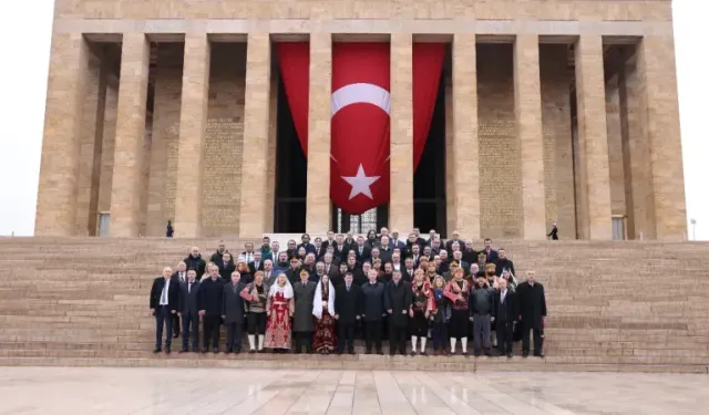 BAŞKAN GÜNER ATATÜRK'ÜN ANKARA'YA GELİŞİ ETKİNLİKLERİNE KATILDI