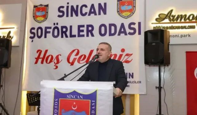 Sincan Belediye Başkanı Murat Ercan Şoförler Odası Esnafı ile iftar sofrasında buluştu