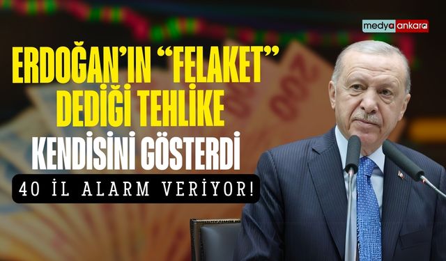 Erdoğan'ın "felaket" dediği tehlike kendisini gösterdi. 40 il alarm veriyor