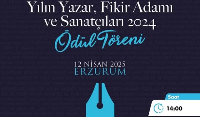 Türkiye Yazarlar Birliği’nden Erzurum’da büyük buluşma: Ödüller sahibini bulacak