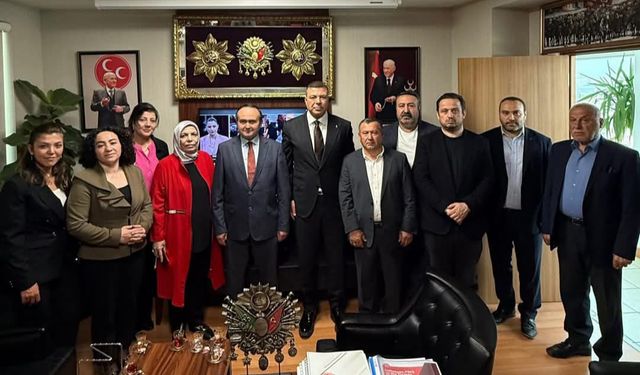 Ankara’da Birlik Derneği’nden MHP’ye ziyaret