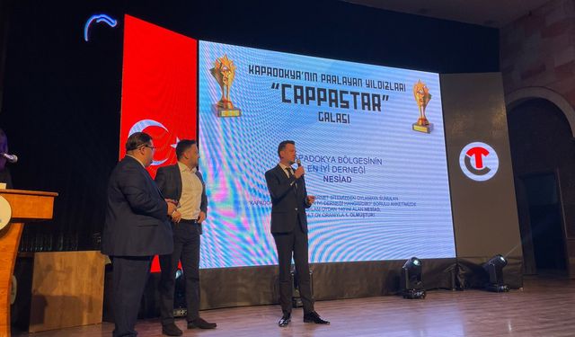 Kapadokya’nın parlayan yıldızları Cappastar ödülleriyle taçlandı